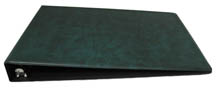 Green Business 7 Ring Check Binder