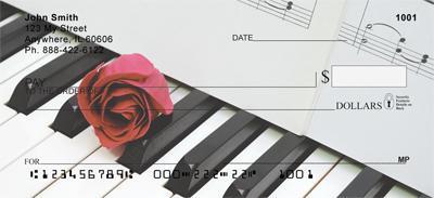 Rose On Piano