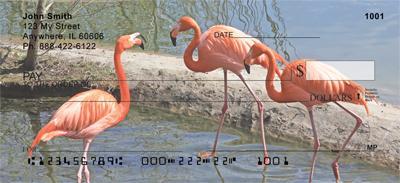 Lakeside Flamingos