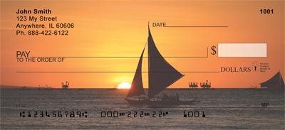 Sunset Sailboats