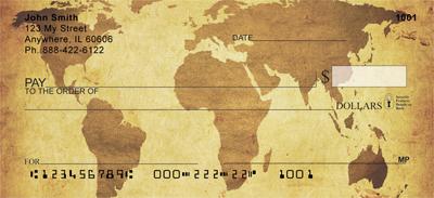 Grunge World Map