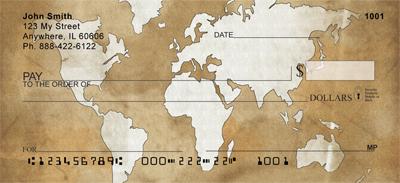 Grunge World Map