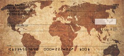 Grunge World Map