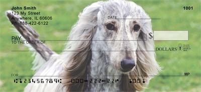 Grey Afghan Hounds