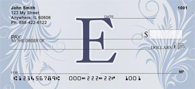 Floral Monogram E