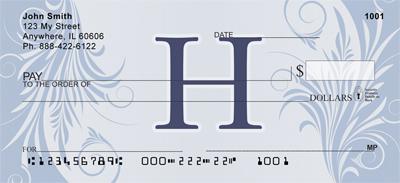 Floral Monogram H