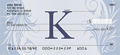 Floral Monogram K
