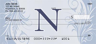 Floral Monogram N