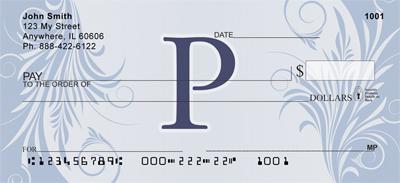 Floral Monogram P