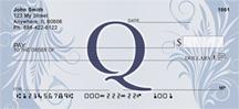 Floral Monogram Q