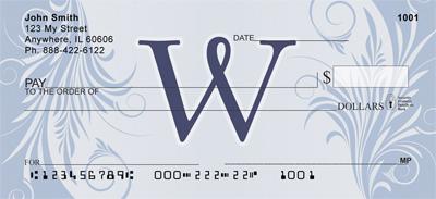 Floral Monogram W