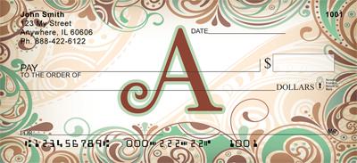 Funky Monogram A
