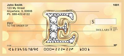 Bling Monogram E