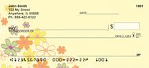 Hippie Flowers Personal Checks