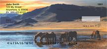 Artistic Sunset Horses