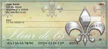 Classic Fleur De Lis Personal Checks