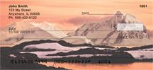 Sunset Snowy Mountains