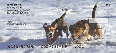 Beagles In The Snow
