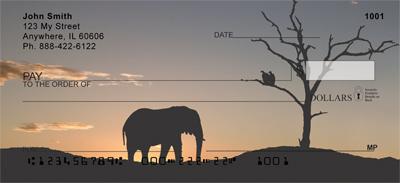 Sunset Elephants