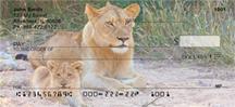 Mother Lion and Cubs