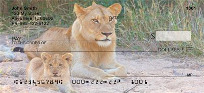 Mother Lion and Cubs