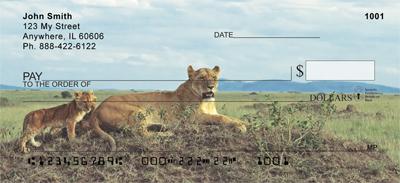 Mother Lion and Cubs