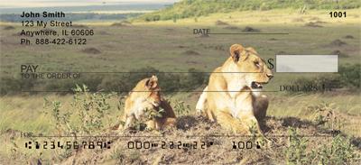Mother Lion and Cubs