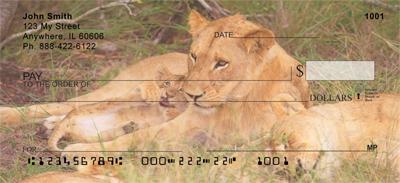 Mother Lion and Cubs