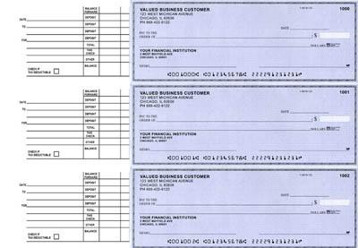 Blue Safety Accounts Payable Business Checks