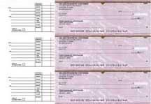 Burgundy Marble Accounts Payable Business Checks