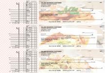 Italian Cuisine Multi Purpose Designer Business Checks