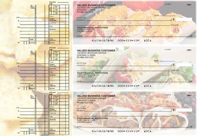 Mexican Cuisine Multi Purpose Designer Business Checks
