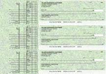Grassy Multi Purpose Designer Business Checks