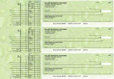 Leaf Multi Purpose Designer Business Checks