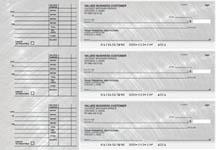 Brushed Metal Accounts Payable Designer Business Checks