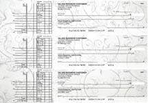 Vintage Multi Purpose Designer Business Checks