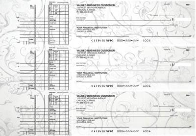 Vintage Multi Purpose Designer Business Checks