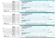 Teal Marble Accounts Payable Business Checks