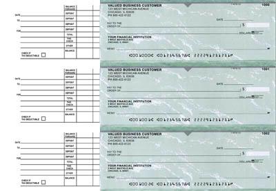 Green Marble Accounts Payable Business Checks