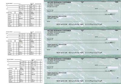 Green Marble Payroll Business Checks