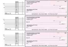 Pink Safety Accounts Payable Business Checks