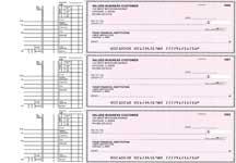 Pink Safety Multi Purpose Business Checks