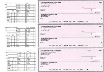 Pink Safety Payroll Business Checks