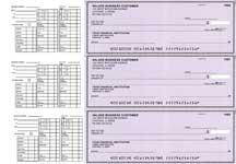 Purple Safety Payroll Business Checks