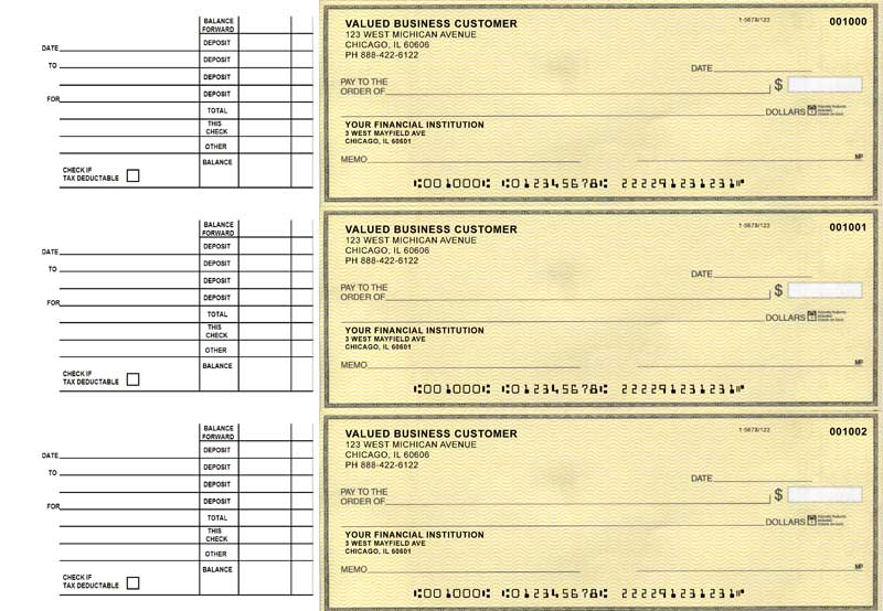 Download Yellow Safety Accounts Payable Business Checks Checks