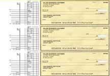 Yellow Safety Multi Purpose Business Checks