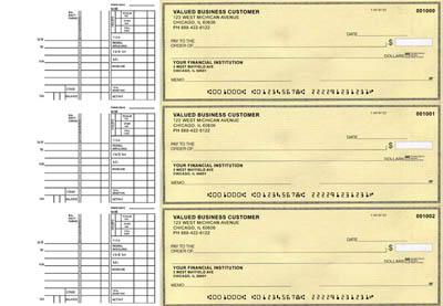 Yellow Safety Multi Purpose Business Checks