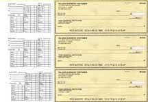 Yellow Safety Payroll Business Checks