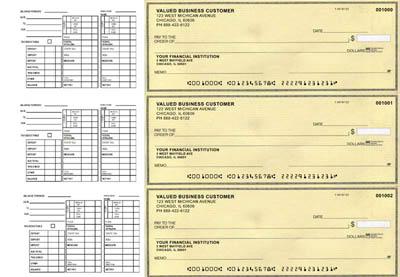 Yellow Safety Payroll Business Checks
