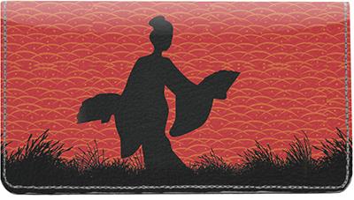Geisha Leather Checkbook Cover